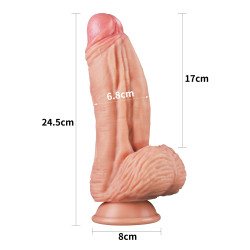 LoveToy Gode réaliste Ttbm Cock 18 x 6.5cm